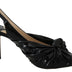 Jimmy Choo Black Patent Leather Annabell 85 Pumps