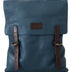 Dolce & Gabbana Blue Calfskin Leather Logo Plaque Men Backpack Bag