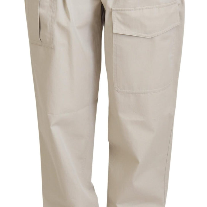 Dolce & Gabbana Beige Cotton Women Cargo Pants