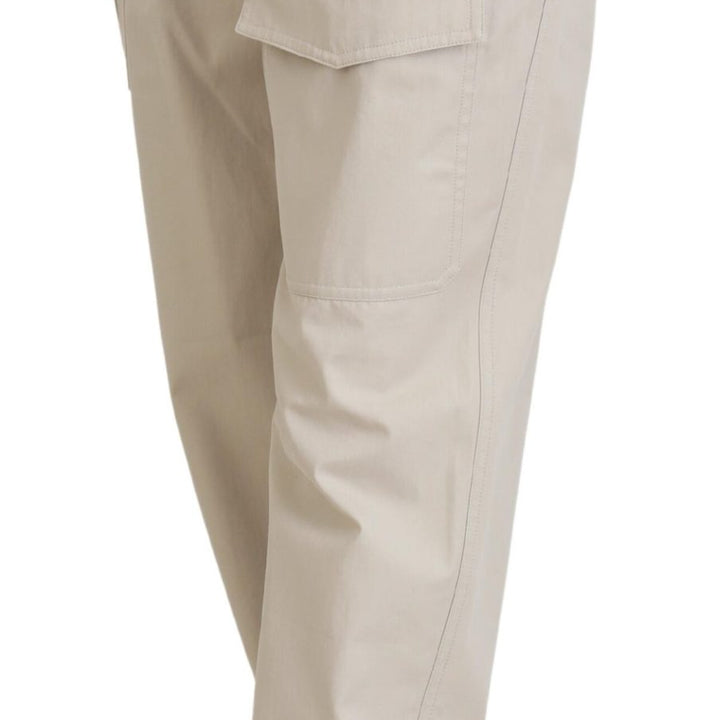 Dolce & Gabbana Beige Cotton Women Cargo Pants