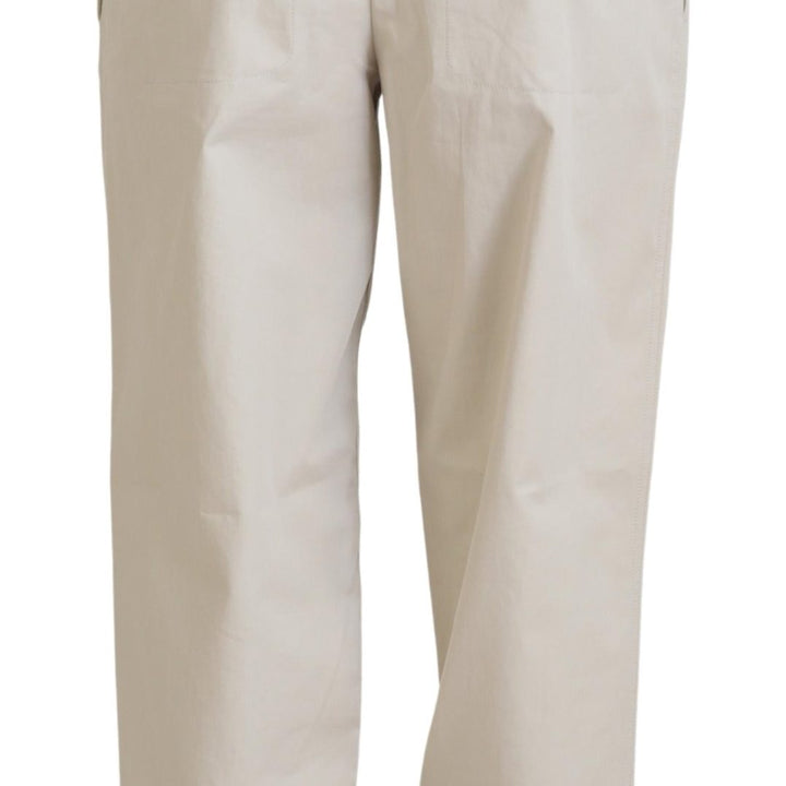 Dolce & Gabbana Beige Cotton Women Cargo Pants