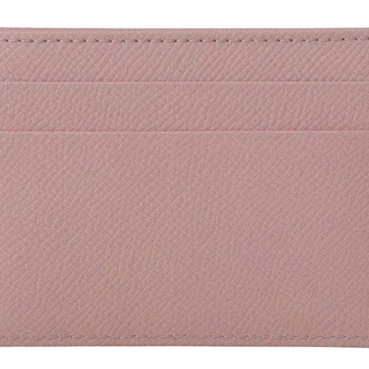 Dolce & Gabbana Pink Leather #DGLovesLondon Women Cardholder Case Wallet