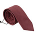 Dolce & Gabbana Pink Solid Print Silk Adjustable Necktie Accessory Tie