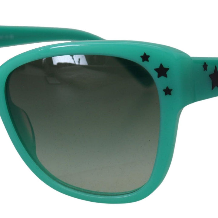 Dolce & Gabbana Green Stars Acetate Square Shades DG4124  Sunglasses