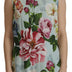 Dolce & Gabbana Rose Print Sleeveless Casual Tank Tropical Top