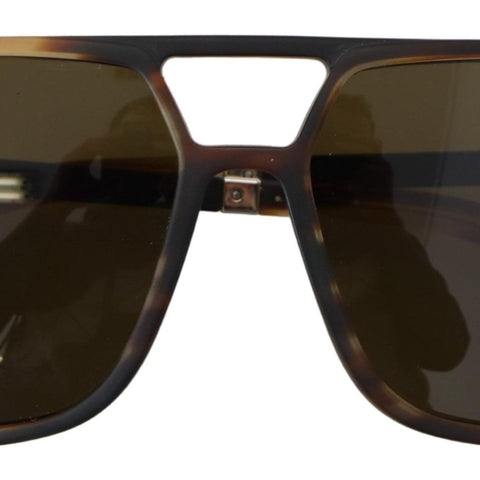 Dolce & Gabbana Brown Basalto Collection Brown Acetate Women Shades Sunglasses
