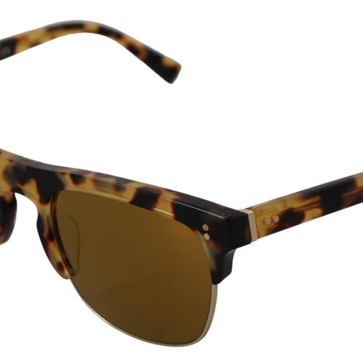 Dolce & Gabbana Brown Gold Acetate Havana DG430A Sunglasses