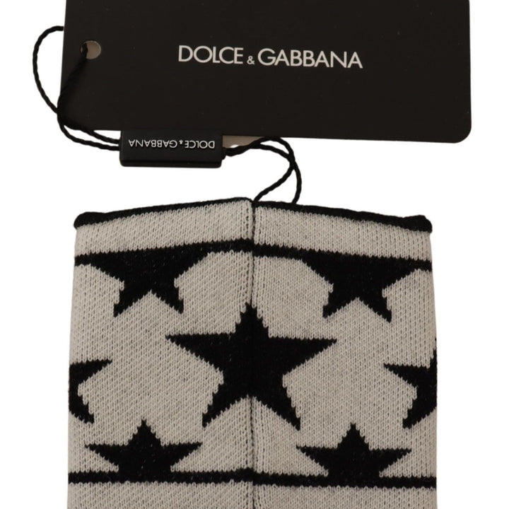 Dolce & Gabbana Black Wool Logo #DGMILLENNIALS 1Pc Wristband