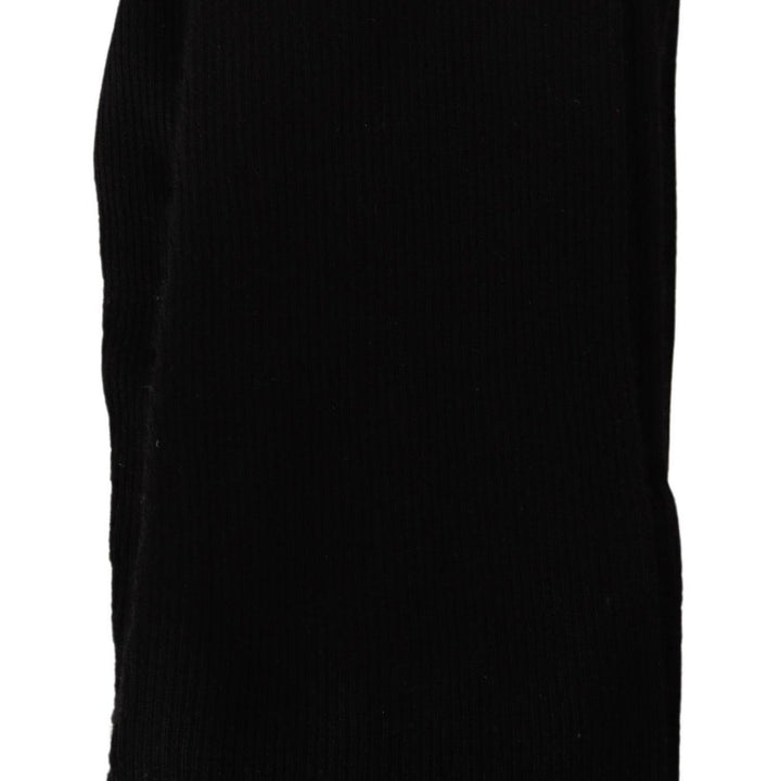 Dolce & Gabbana Black 100% Cashmere Tights Stocking Socks