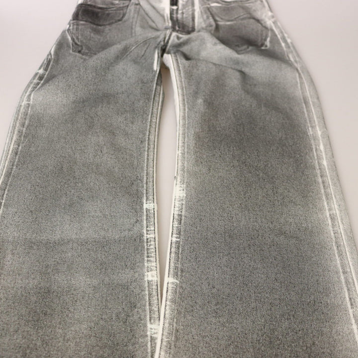 Dolce & Gabbana Grey Washed High Waist Denim Pants Cotton Jeans