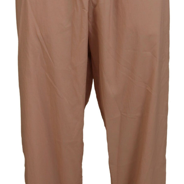 Dolce & Gabbana Peach Solid Men Sweatpants Pants