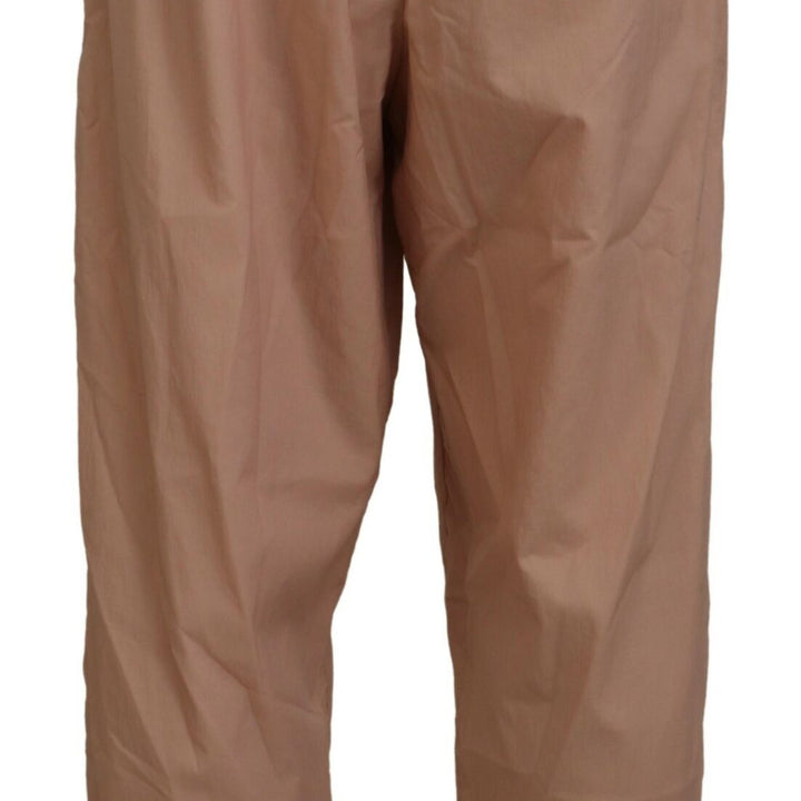 Dolce & Gabbana Peach Solid Men Sweatpants Pants