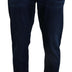 Dolce & Gabbana Dark Blue Cotton Denim SKINNY Jeans