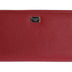 Dolce & Gabbana Red Dauphine Leather Zip Around Continental Wallet