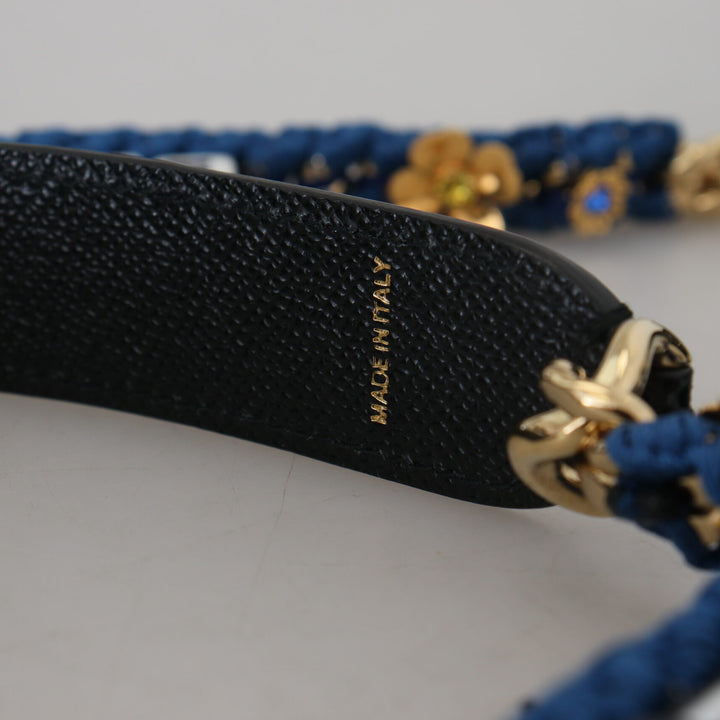 Dolce & Gabbana Multicolor Embellished Bag Shoulder Strap
