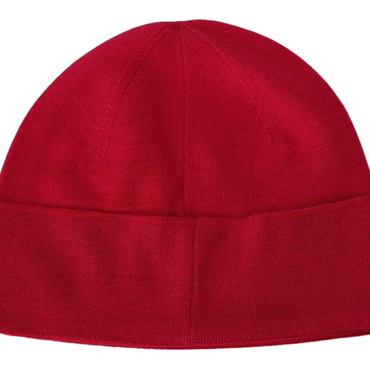 Givenchy Red Pink Wool Beanie Unisex Men Women Beanie Hat