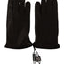 Dolce & Gabbana Black Leather Lamb Skin Biker Gloves