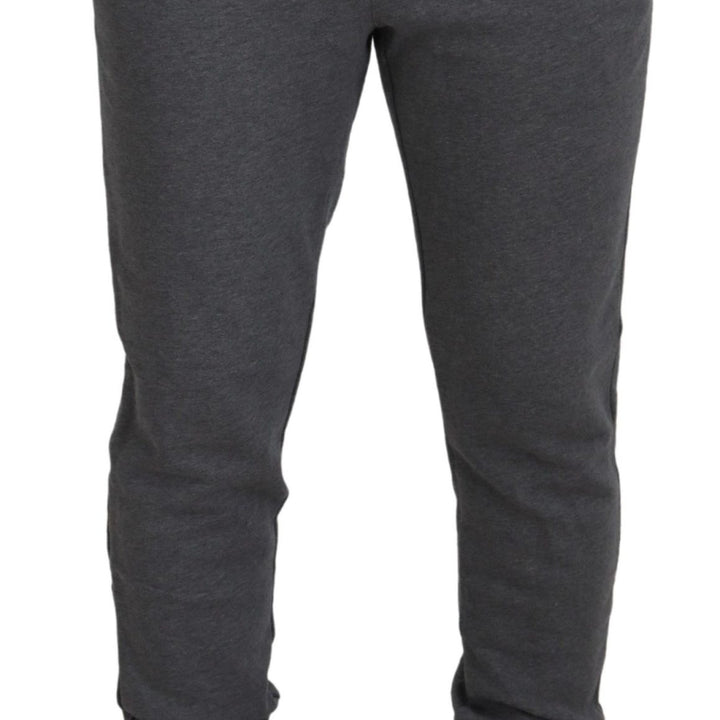 Dolce & Gabbana Gray Cotton Men Jogger  Pants