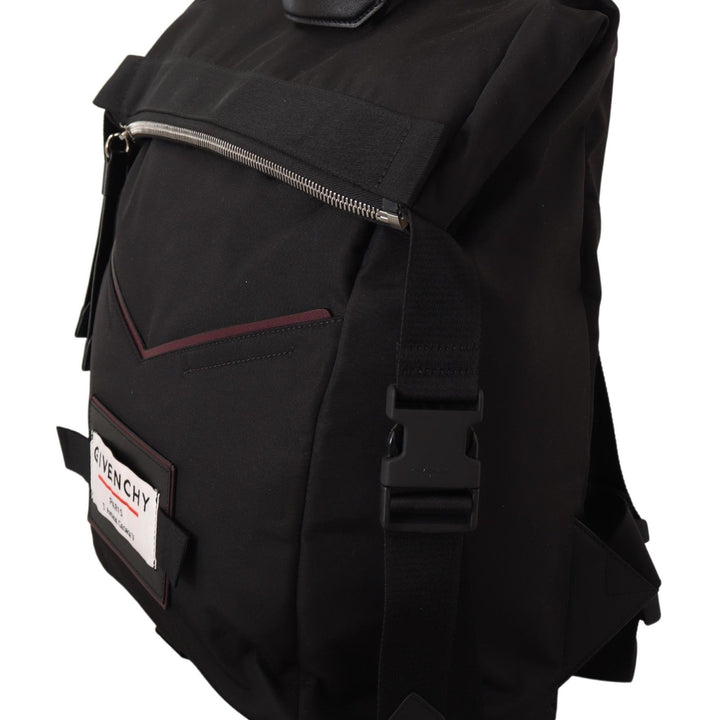 Givenchy Black Fabric Downtown Top Zip Backpack