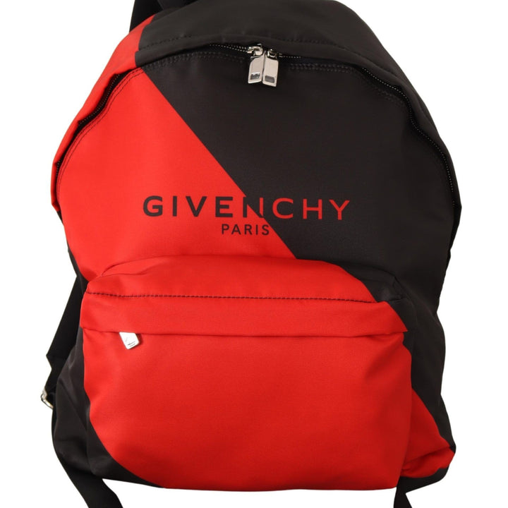 Givenchy Red & Black Nylon Urban Backpack