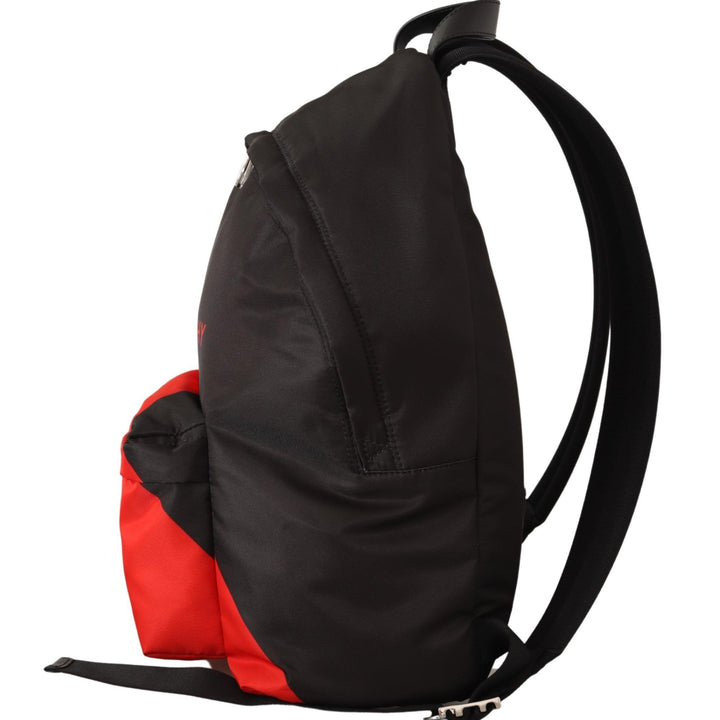 Givenchy Red & Black Nylon Urban Backpack