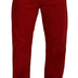 Dolce & Gabbana Red Cotton Straight Fit Men Denim Jeans