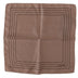Dolce & Gabbana Brown Dotted Silk Square Handkerchief
