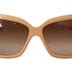 Dolce & Gabbana Beige Cat Eye PVC Frame Brown Lenses Shades Sunglasses