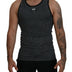 Dolce & Gabbana Black Plaid Sleeveless Mens Casual T-shirt