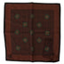 Dolce & Gabbana Brown Patterned Silk Square Handkerchief Scarf