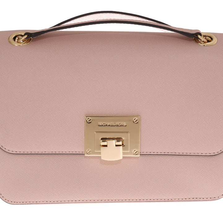 Michael Kors Pink Tina Leather Shoulder Bag