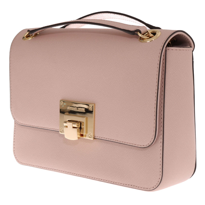 Michael Kors Pink Tina Leather Shoulder Bag