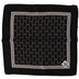 Dolce & Gabbana Black Patterned Silk Square Handkerchief Scarf