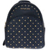 Michael Kors Navy Blue ABBEY Leather Backpack Bag