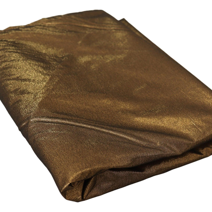 Dolce & Gabbana Gold Blend Shawl Wrap Metallic Bronze Scarf