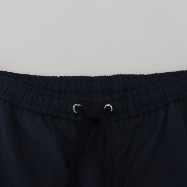 Dolce & Gabbana Blue Bermuda Mid Waist Casual Shorts