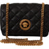 Versace Black Nappa Leather Medusa Small Shoulder Bag