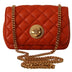 Versace Red Nappa Leather Medusa Small Crossbody Bag