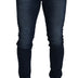 Dolce & Gabbana Blue Slim Fit Cotton Stretch Trousers Jeans