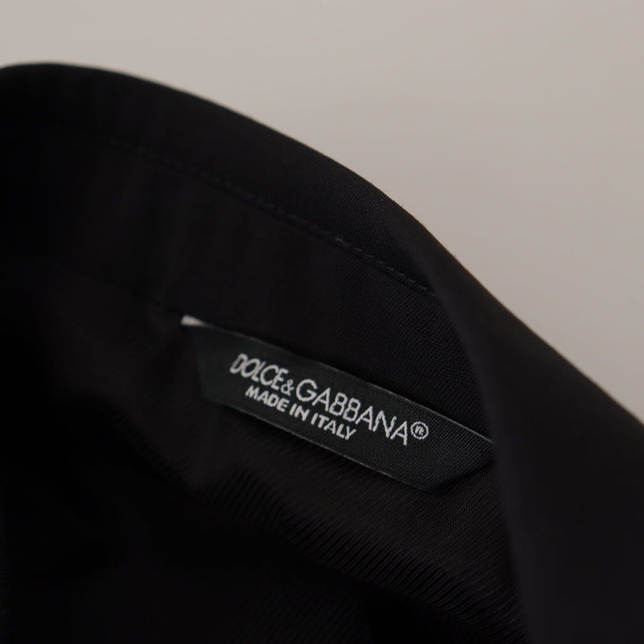 Dolce & Gabbana Black Jacket Vest 2 Piece MARTINI Blazer