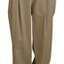 Dolce & Gabbana Brown Cotton High Waist Tapered Pants