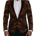 Dolce & Gabbana Multicolor Floral Single Breasted Martini Blazer