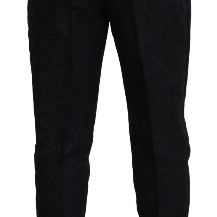 Dolce & Gabbana Black Gold Fantasy Tuxedo Slim Fit Suit