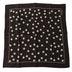 Dolce & Gabbana Black Silk Dotted Square Bandana Handkerchief Scarf