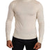 Dolce & Gabbana Cream Cashmere Turtleneck Pullover Sweater