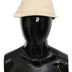 Dolce & Gabbana White Lamb Skin 100% Leather Baseball Hat