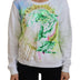 Versace Jeans White Graphic Print Long Sleeves Sweater