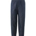 Emporio Armani Blue Trousers with Elastic Band on Waist