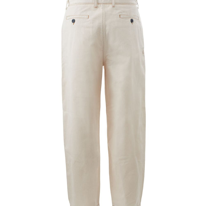 Emporio Armani Loose Fit Ivory Denim with Belt
