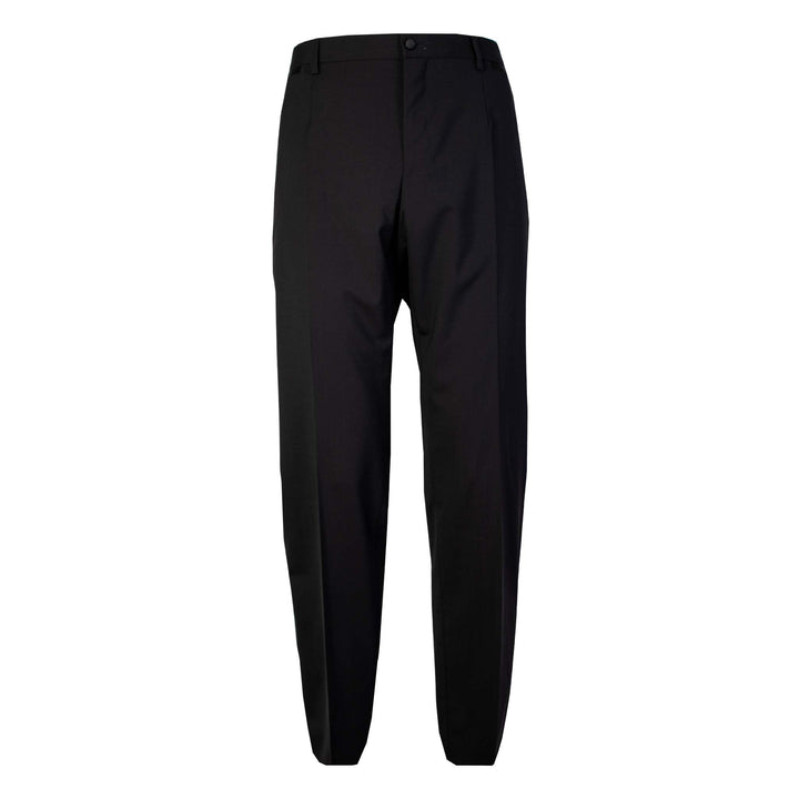 Dolce & Gabbana Black Wool Smoking Trousers